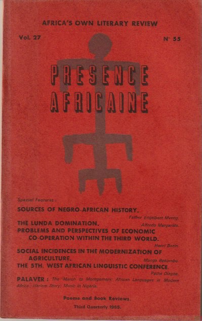 Présence Africaine No. 55