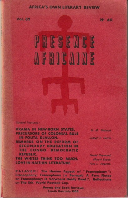 Présence Africaine No. 60