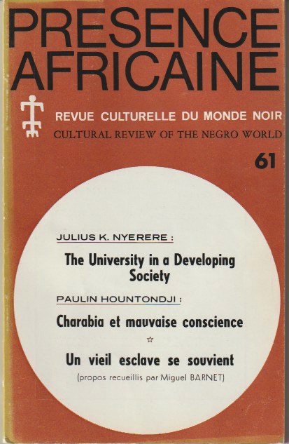 Présence Africaine No. 61