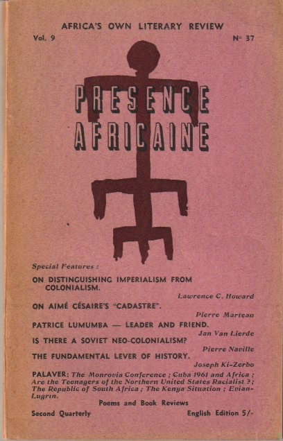 Présence Africaine No. 37