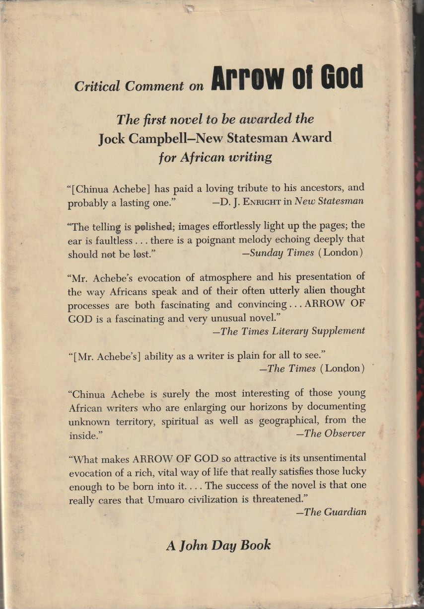 Arrow of God — Review extracts