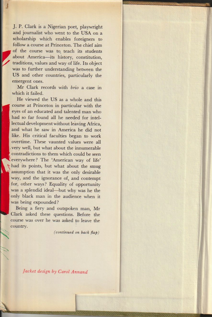 America, Their America — Front flap