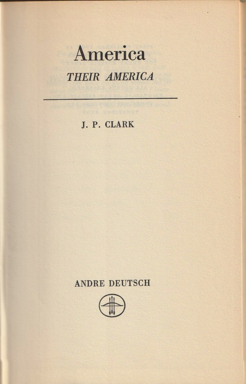 America, Their America — Title page
