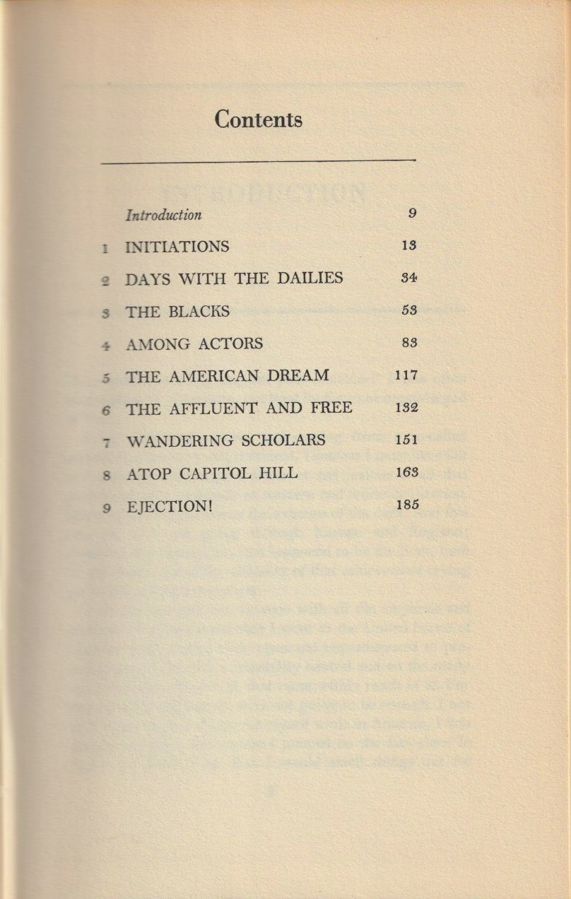 America, Their America — Contents