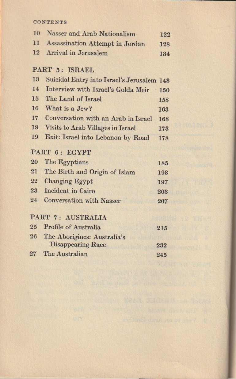 An African Abroad — Contents II