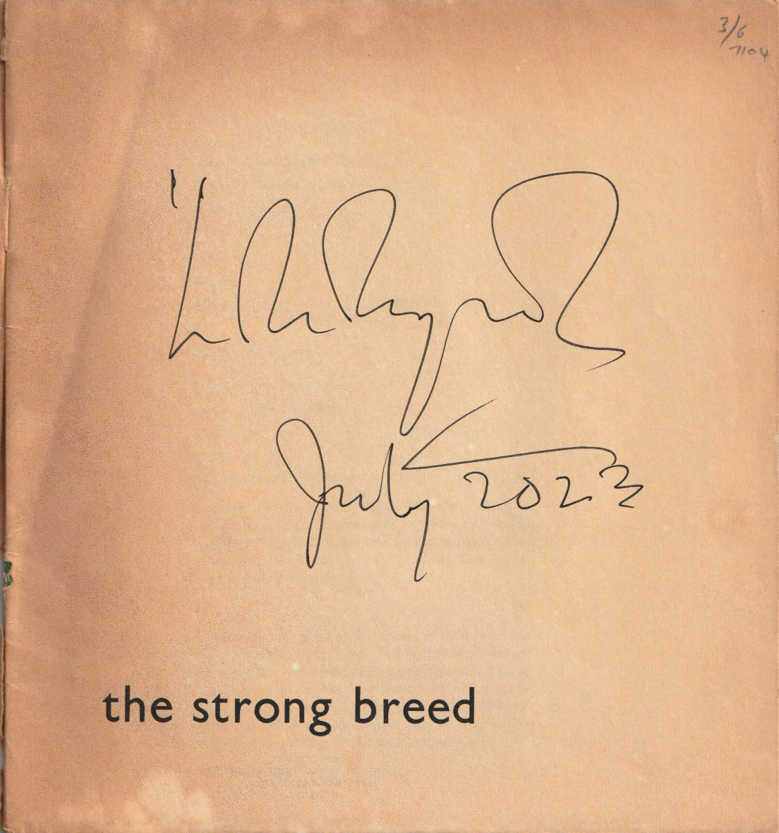 The Strong Breed — Half title