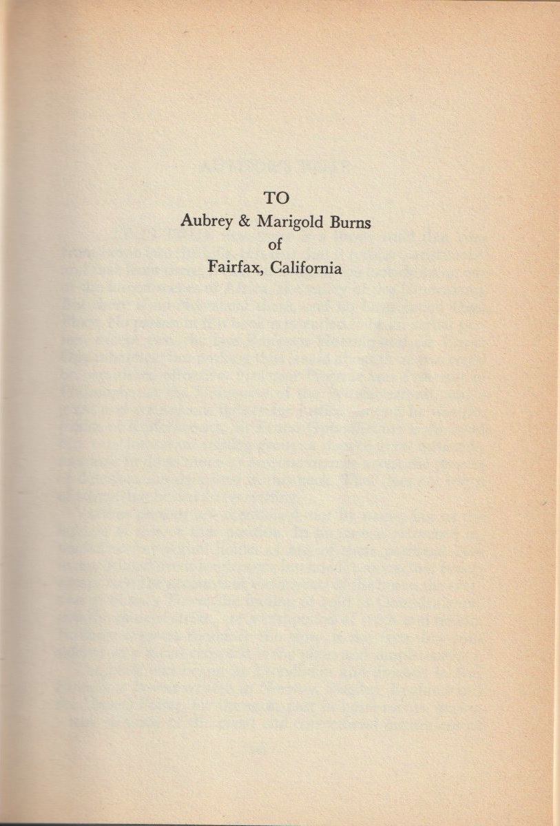 Cry, the Beloved Country — Dedication