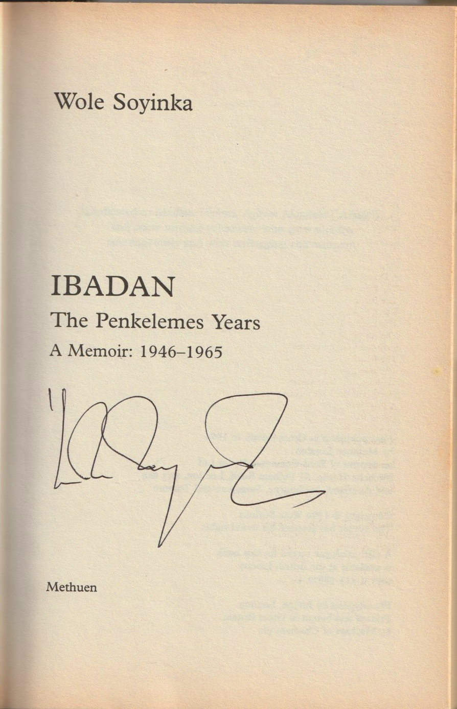 Ìbàdàn: The Penkelemes Years — Title page