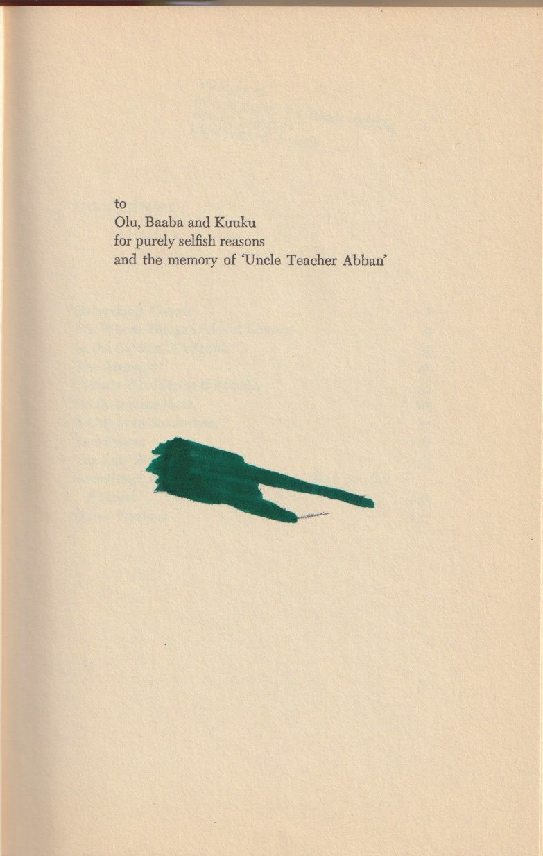 No Sweetness Here — Dedication
