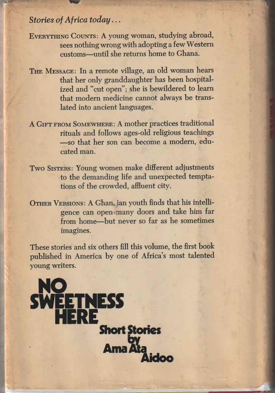 No Sweetness Here — Rear board story summaries