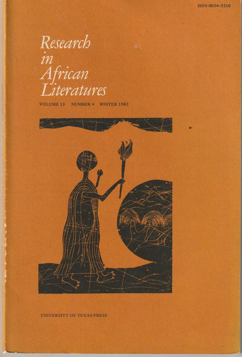 Research in African Literatures Vol. 12/13, No. 4