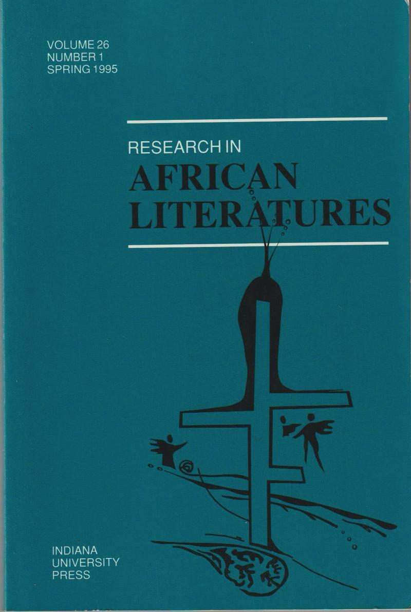 Research in African Literatures Vol. 26, No. 1