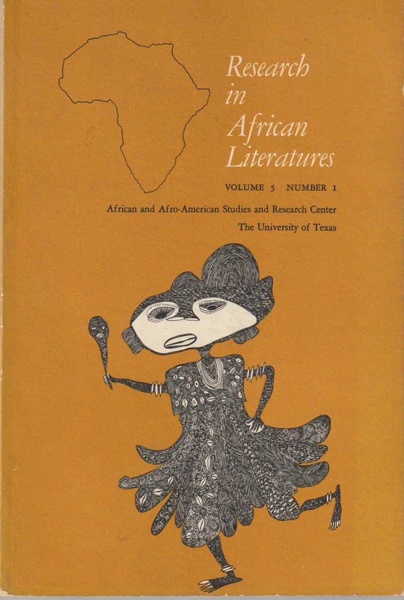 Research in African Literatures Vol. 5, No. 1