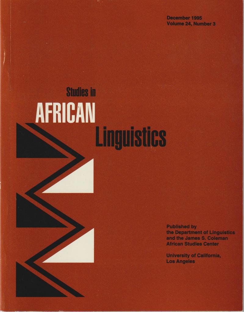 SAL Vol. 24, No. 3 — 25-Year Index