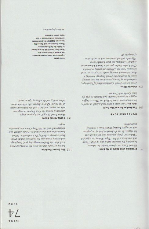 Contents, continued